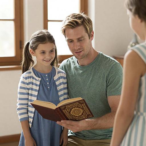 Cherished Moments in a Sunlit Room