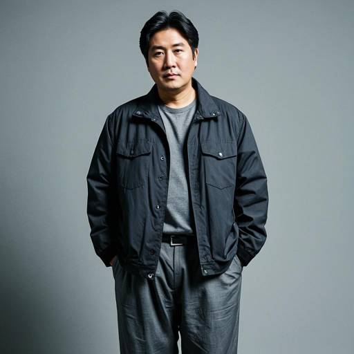 Realistic Kim Ki-taek Cosplay Ensemble