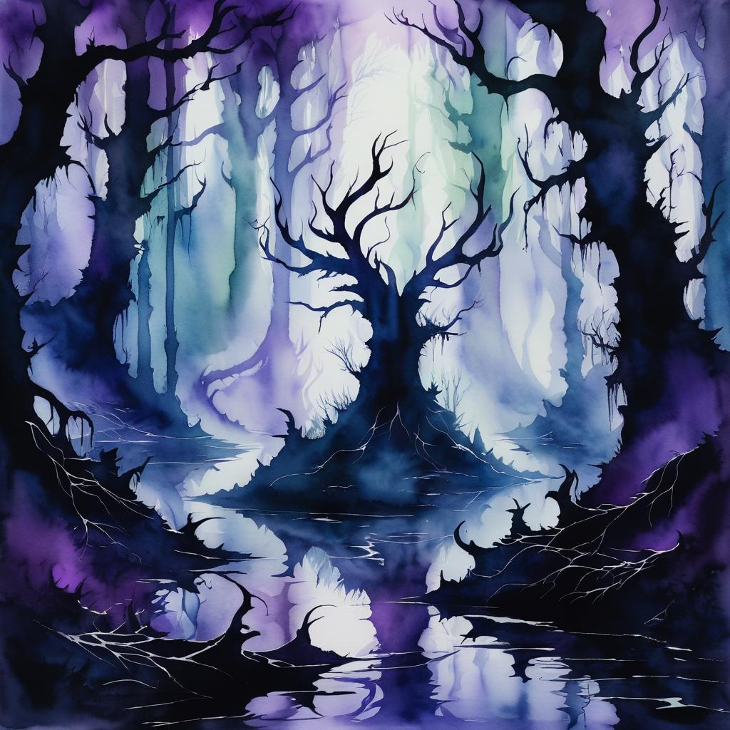 Ancient Forest of Shadows and Light