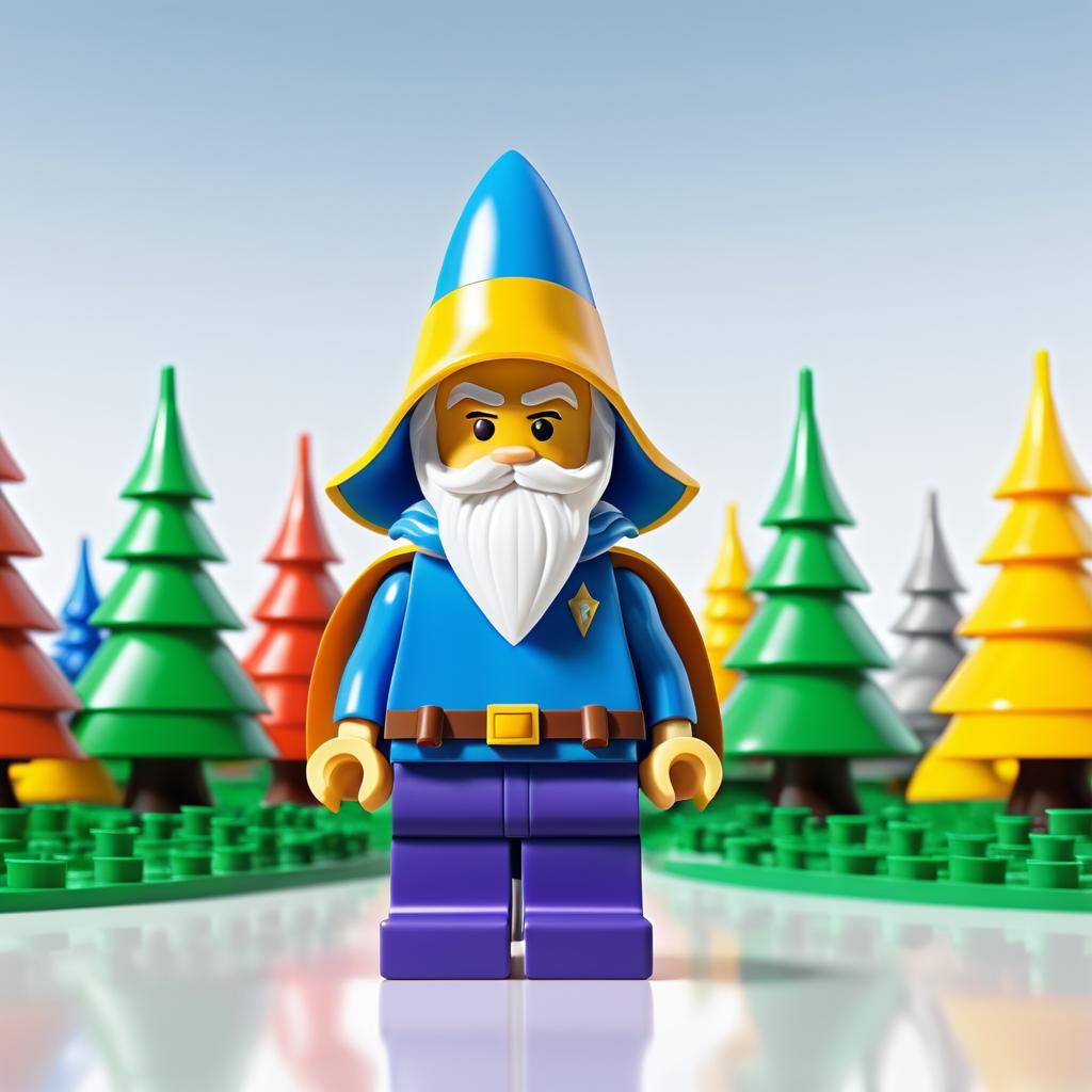 Customizable Wizard Minifigure Landscape Design