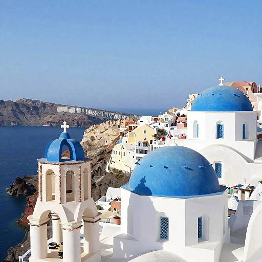 Dreamy Sunlit Mediterranean Village