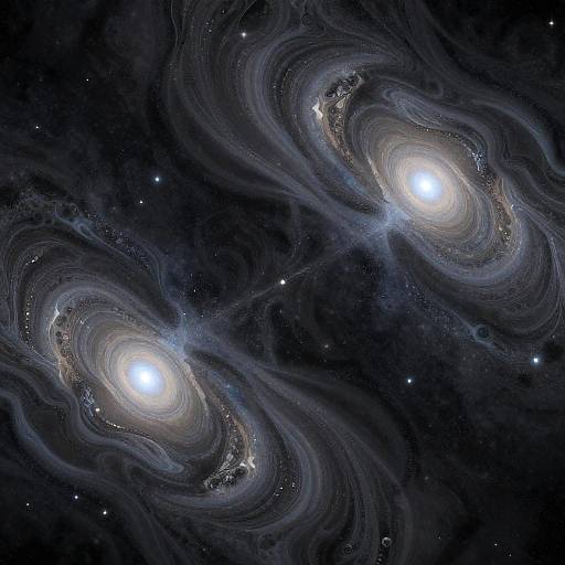 Cosmic Liquid Metal Futuristic Wallpaper