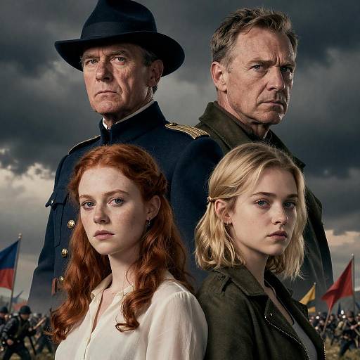 Historical and Modern Characters in Battle