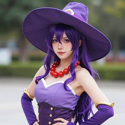 Confident Shantae-Inspired Cosplay Portrait