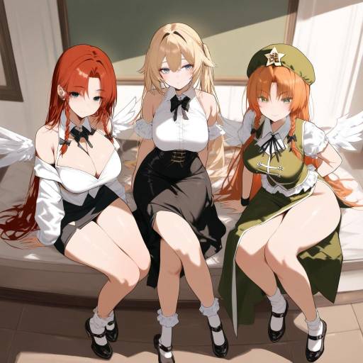 Adventurous Girls with Wings and Style