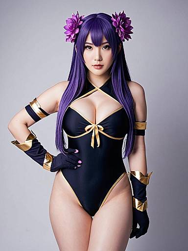 Cosplay photo of murasaki shikibu (swimsuit rider) (fate). Costume clothes