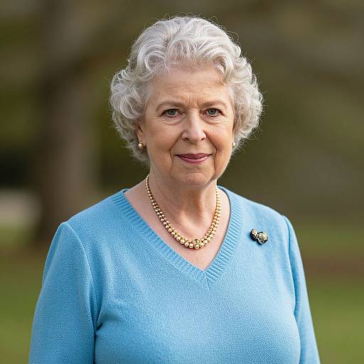 Confident Elderly Woman Portrait