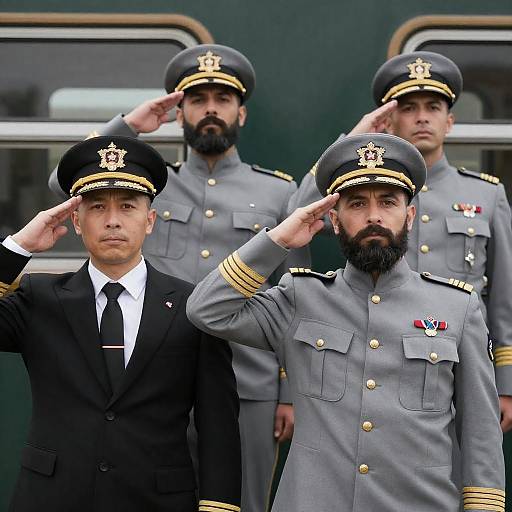 Nautical Honor: Saluting Naval Officers