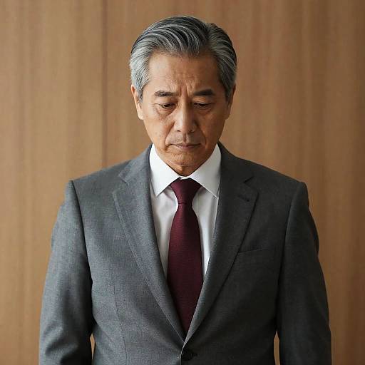 Serious Middle-Aged Man Portrait