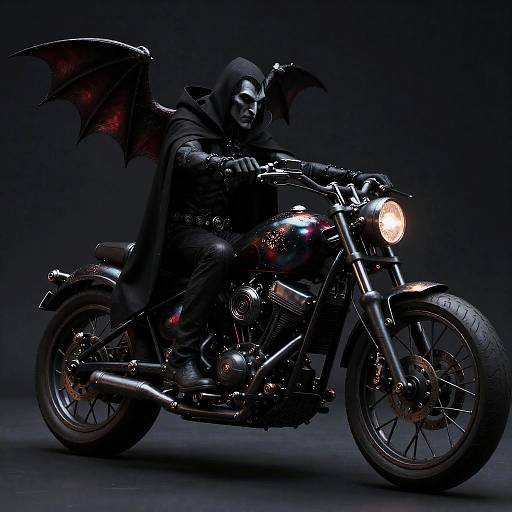Nocturnal Vampiric Quad Chopper Bike