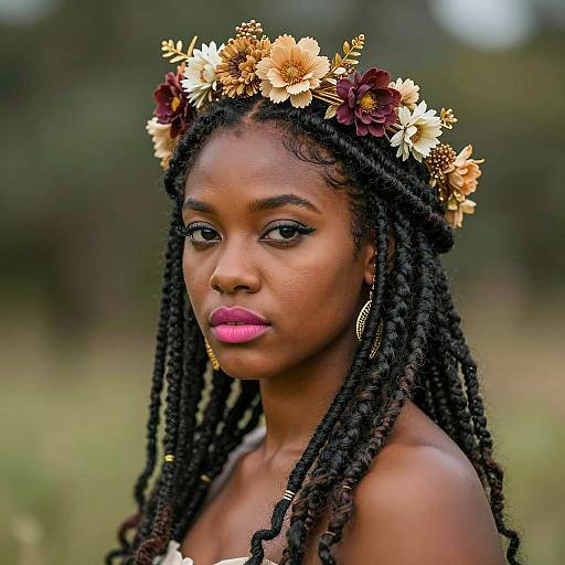 Radiant Portrait of a Young Woman