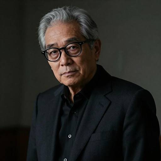 Moody Portrait of an Older Man