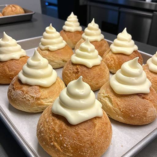 Bread Dough Skyscrapers with Icing