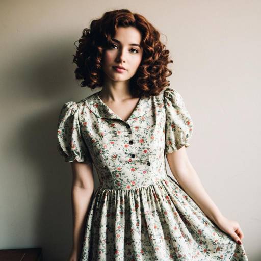 Wanda Cosplay in Vintage Floral Dress