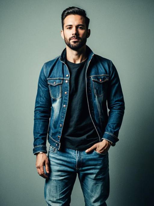 Stylish Man in Casual Jeans Portrait