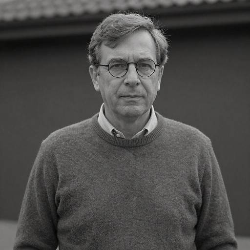 Serious Portrait of Middle-Aged Man