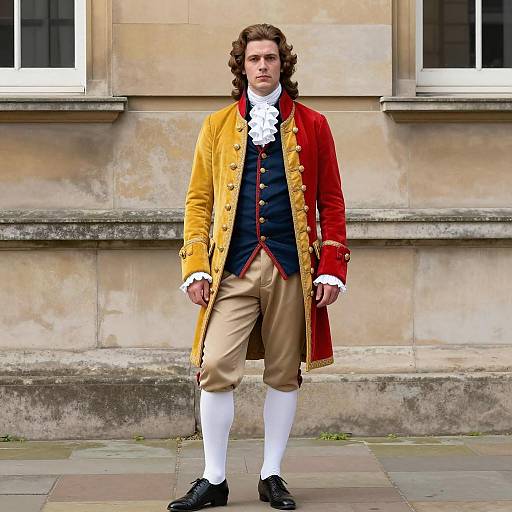 18th Century Aristocratic Man in Regency Costume