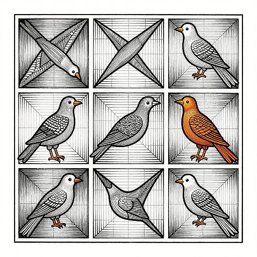 Escher-Style Birds with Tessellations