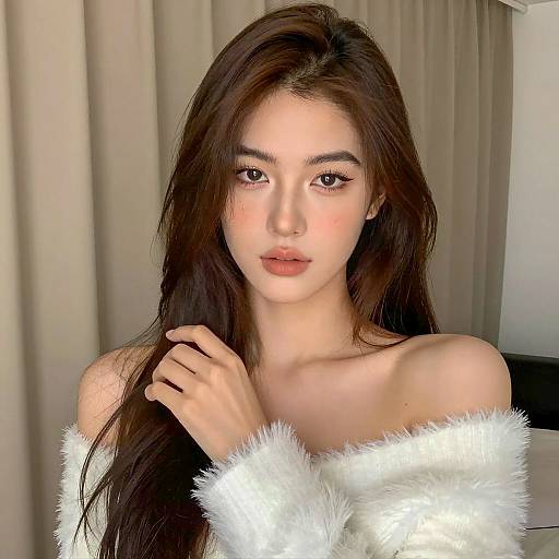 Portrait of a Beautiful Young Woman