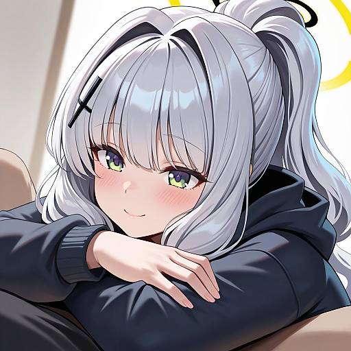 Illustration of Hare (blue archive), blue archive in the style of Onedoo