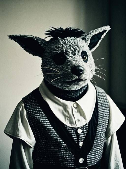 Person in Toto Animal Costume Portrait
