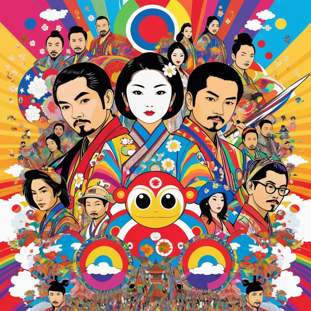 Vibrant Asian Pacific Heritage Celebration Art