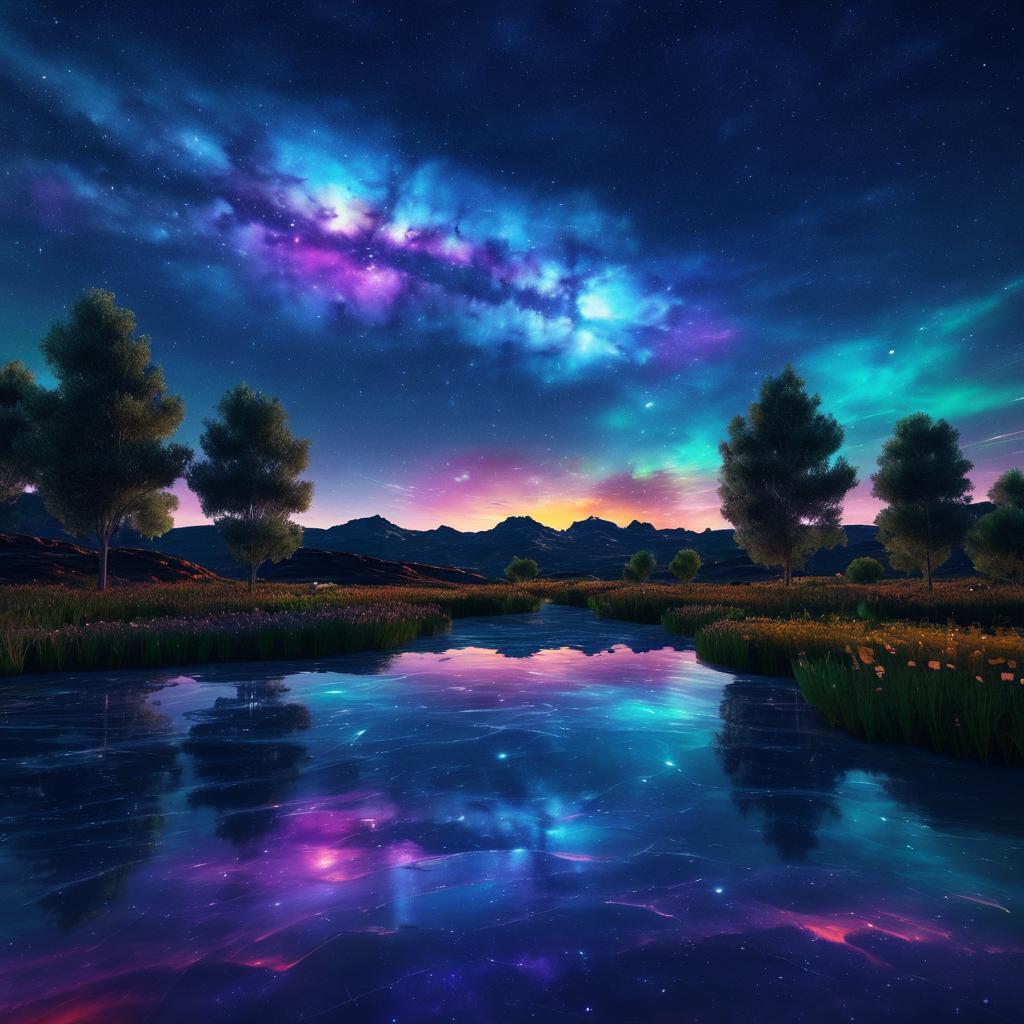 Stunning Night Sky at Universe's End