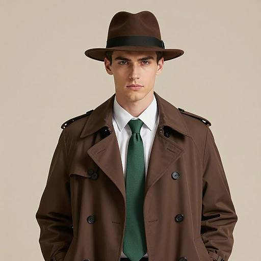 Vintage Detective in Casual Fashion