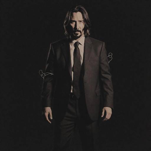 Keanu Reeves Vine Stencil Portrait Minimalist