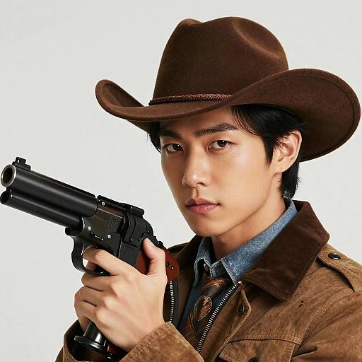 Rizu-Kyun Photorealistic Ulzzang Cowboy Shot