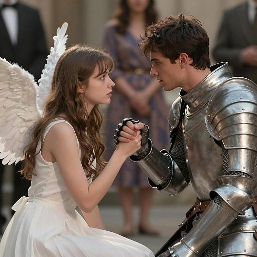 Enchanting Encounter of Angelic Lovers