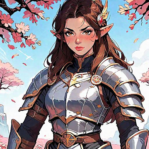 Fantasy Character with Unique Features