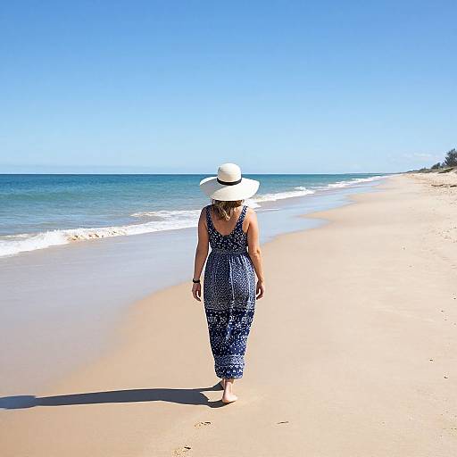Woman Strolling Broome Cable Beach