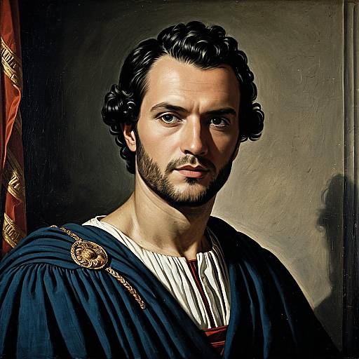 Neo-classical Portrait of Roman Senator