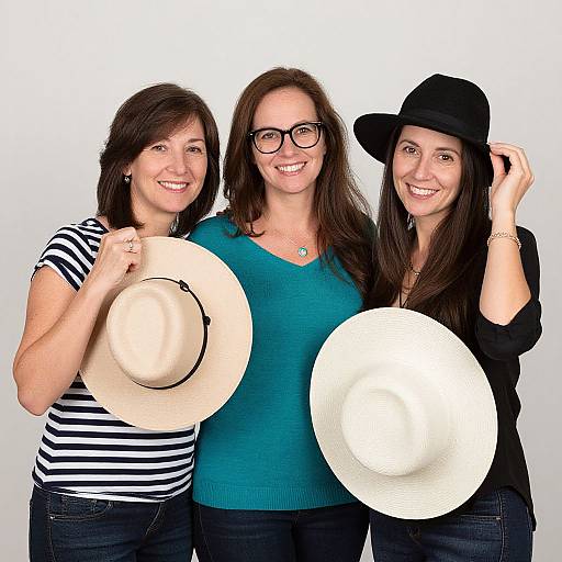 Three Women United in Friendship