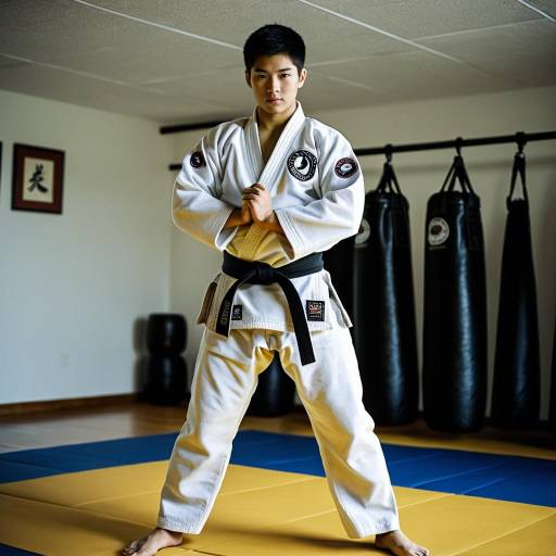 Realistic Jiu Jitsu Boy in Dougi