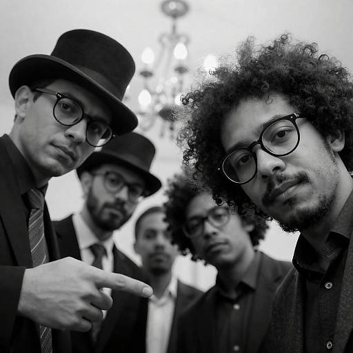 Vintage Portrait of Dapper Gentlemen