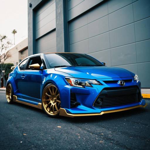 Futuristic Cyberpunk Scion TC 2015 Render