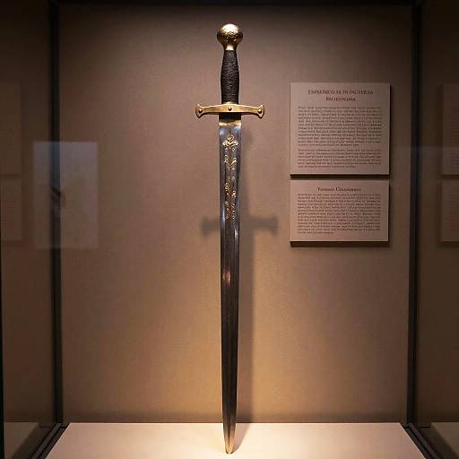 Greek Long Sword Museum Display