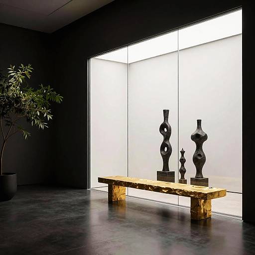 Modern Art Gallery Interior Photograph