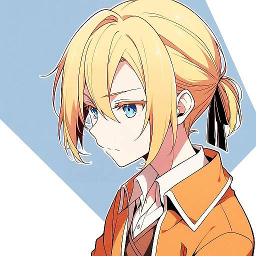 Illustration of Allen avadonia, vocaloid in the style of Yuuta (monochrome)