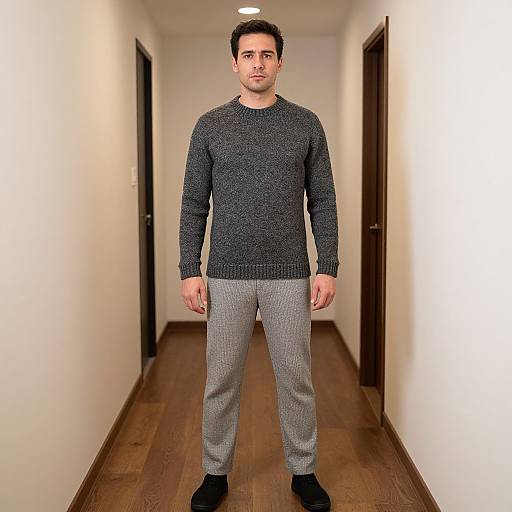 Man in Knitwear Costume