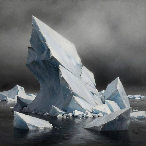 Fractured Iceberg Graveyard Charcoal