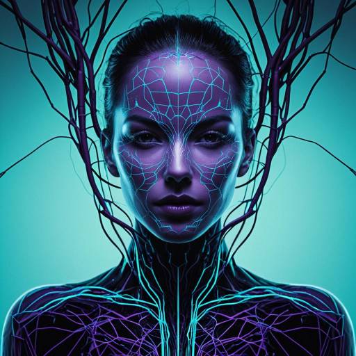 Futuristic Neural Interface Engineer Portrait