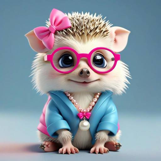 Adorable Cartoon Hedgehog Character Design
