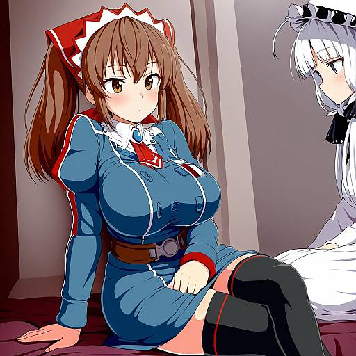 Illustration of Alicia melchiott, senjou no valkyria (series) in the style of Tottotonero