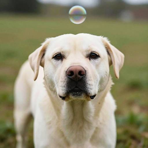 Photorealistic Dog Portrait Outdoors