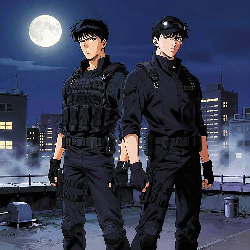 Midnight Agents in Moto Hagio Style