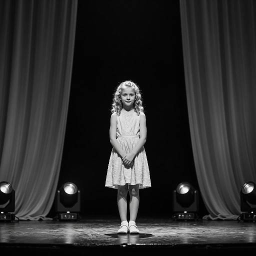 Young Girl on Theater Stage