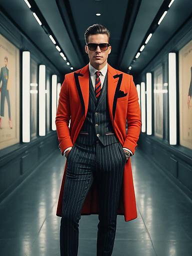 Photorealistic Modern Fashion Portrait